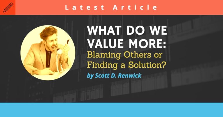 blaming others